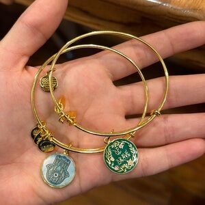 ALEX AND ANI Gold bracelets